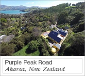 Purple Peak Road, Akaroa, New Zealand